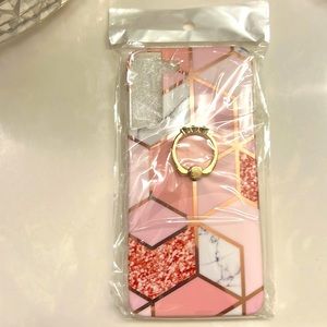 Plating Marble Case For Samsung Galaxy S22 Plus Cover Flower Silicone Phone